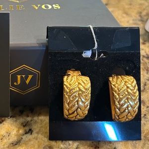 Julie Vos Gold Clip Earrings